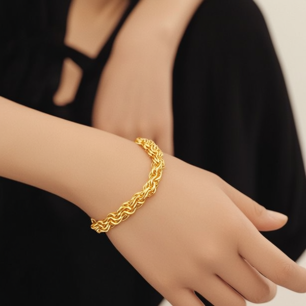 黄金手链款式图