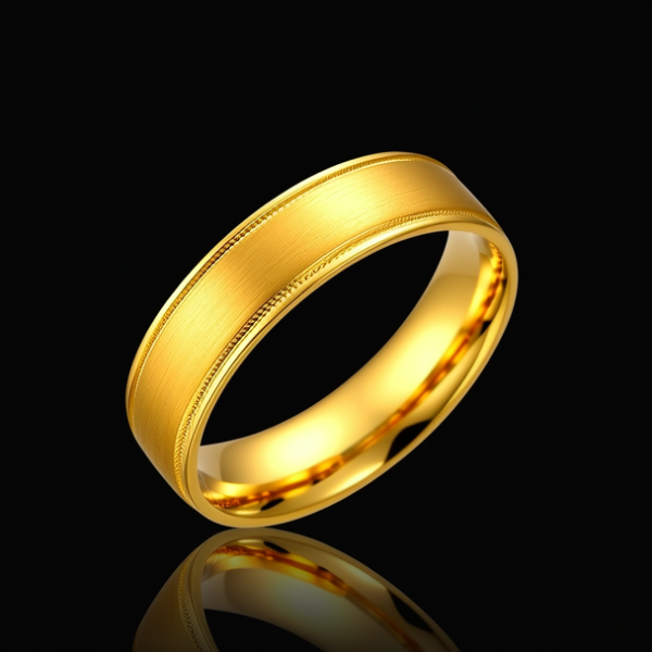 黄金男戒指图片