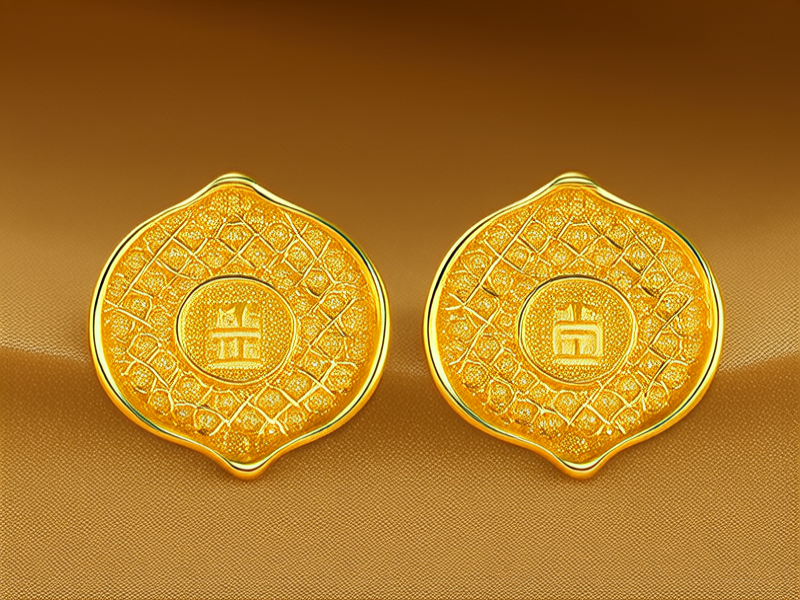 3克黄金耳环图片