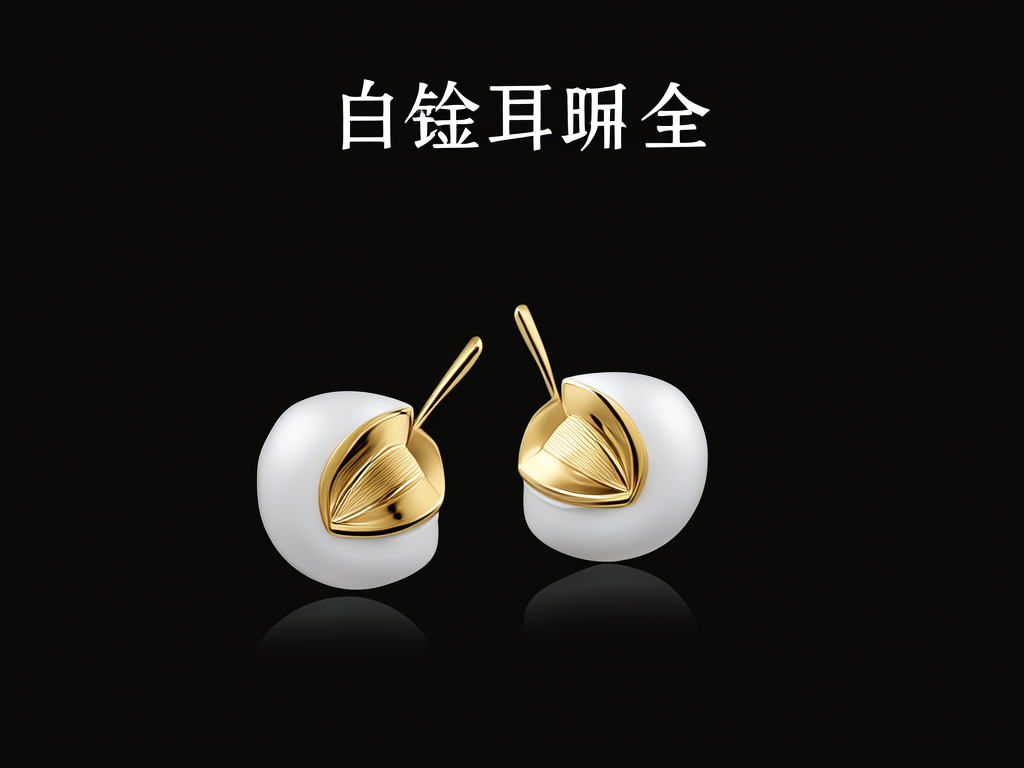 白金耳环图片大全