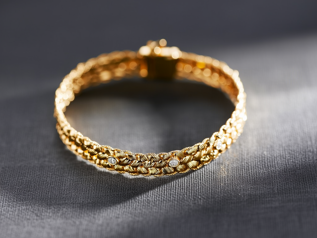 黄金手链最新款图片