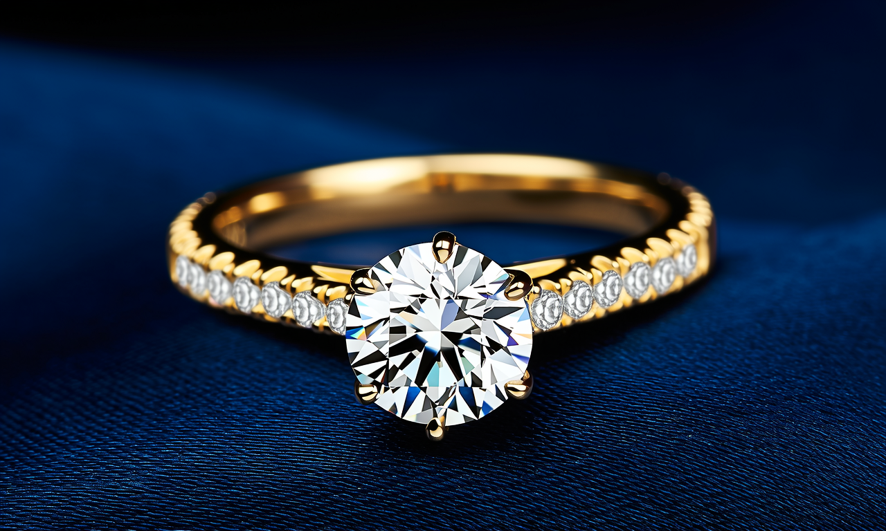 黄金女戒指款式图片