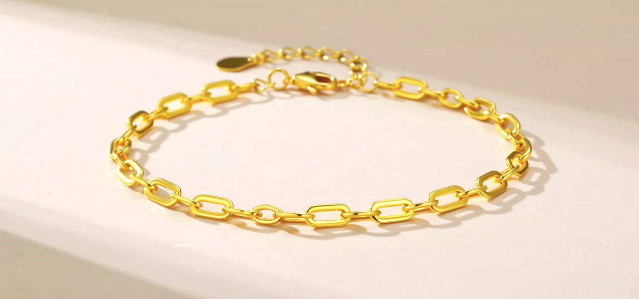 10克的黄金手链图片