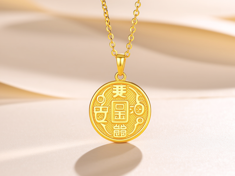 100克黄金项链图片