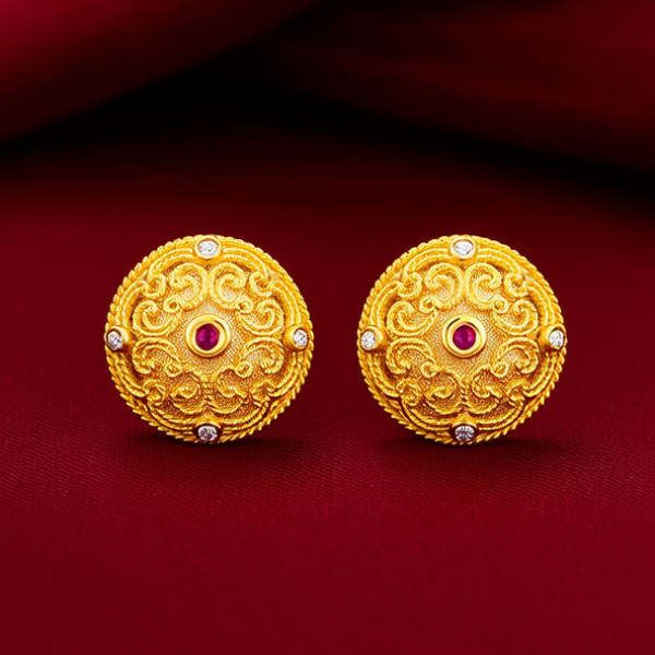 5克金耳环图片及价格